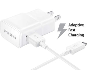 Adaptive Fast Charger Compatible with Motorola Moto G 4G (1st gen) [Wall Charger + 5 Feet USB Cable] WHITE